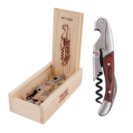 Wooden Double Hinged Corkscrew by Twine®