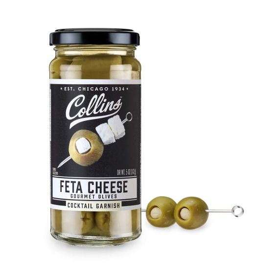 4.5 oz. Feta Cheese Cocktail Olives