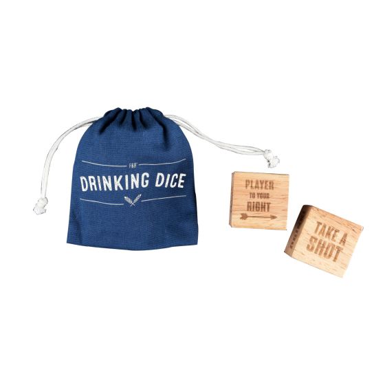 Wood Drinking Dice Set by Foster & Rye™