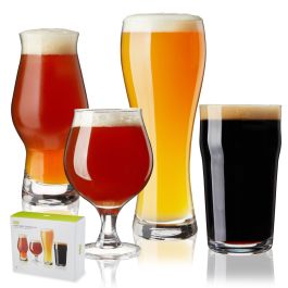 True - IPA Beer Glasses 4pk