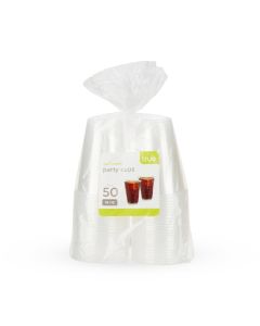 16 oz Clear Party Cups, 50 pack by True