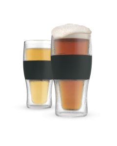 Beer FREEZE™ Cooling Cups in Black (set of 2) by HOST®