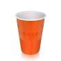 16 oz Orange Party Cups, 50 pack by True