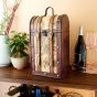2 Bottle Old World Wooden Wine Box by Twine®