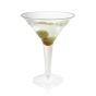 8oz Plastic Martini Glass Set - 12 pc