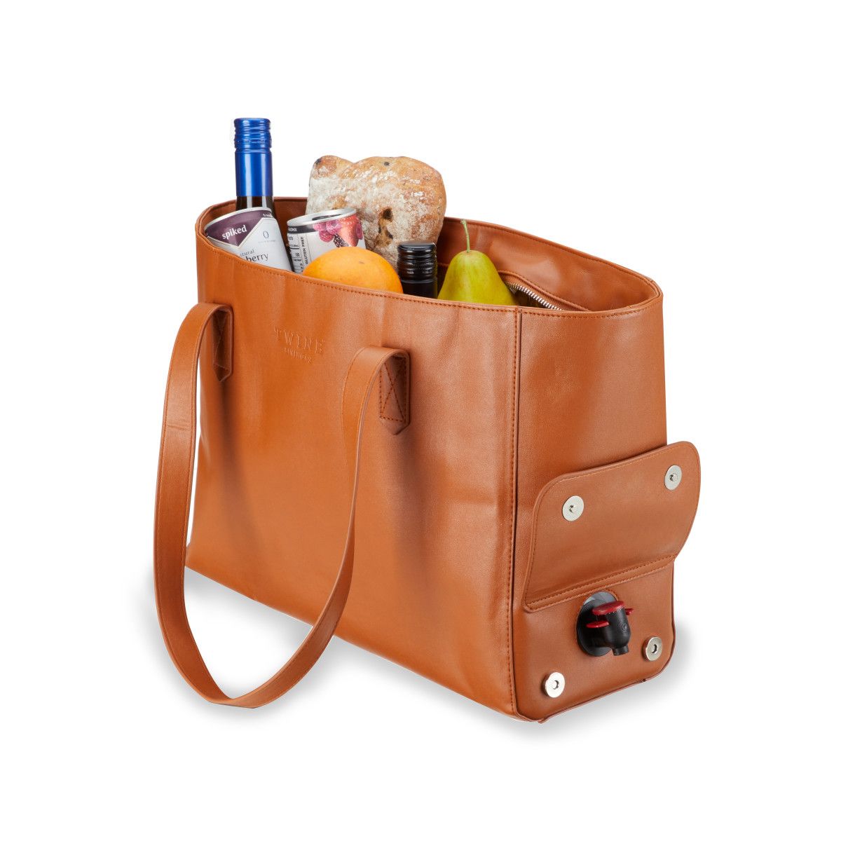 Wine tote with discount spout