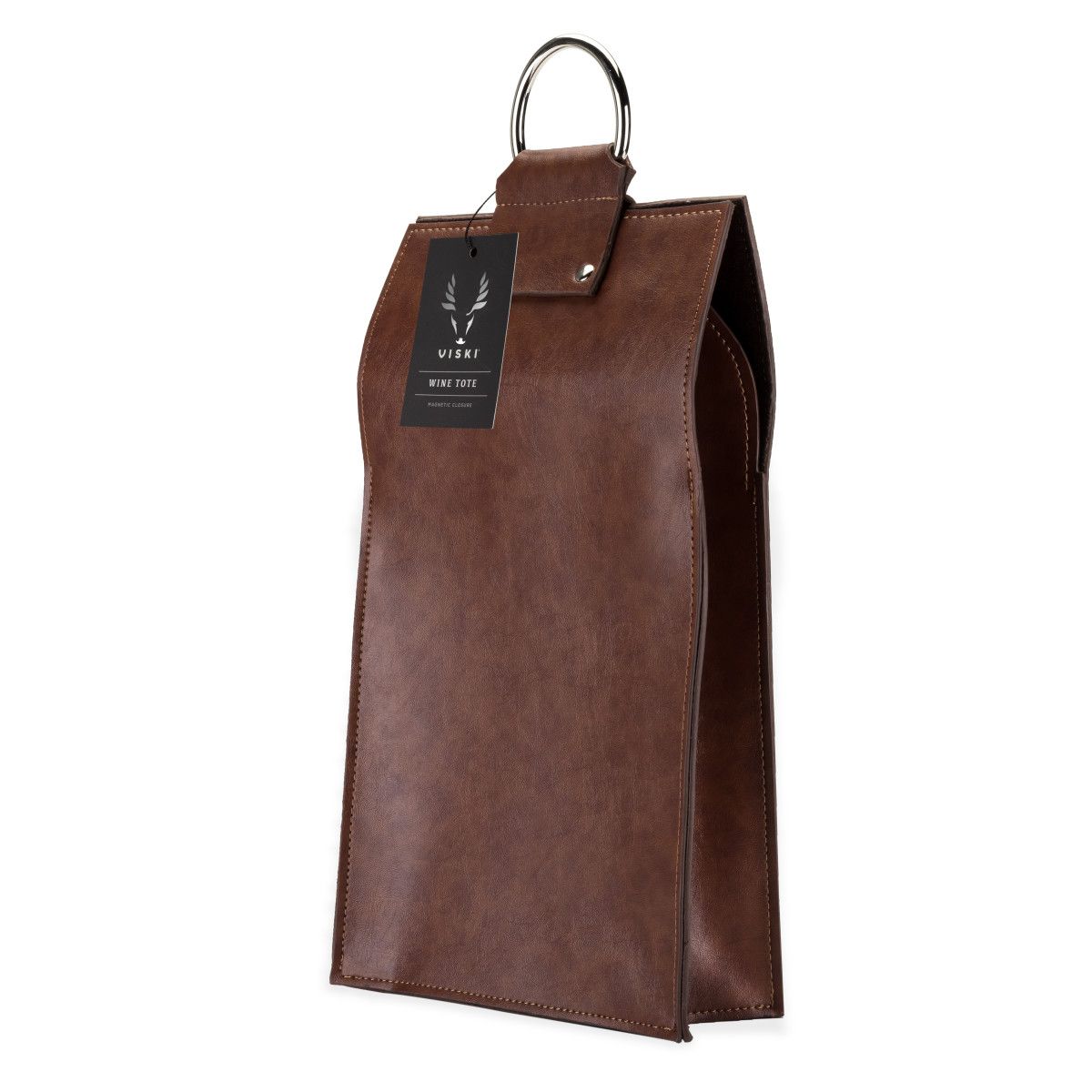 Leather wine cooler bag hot sale