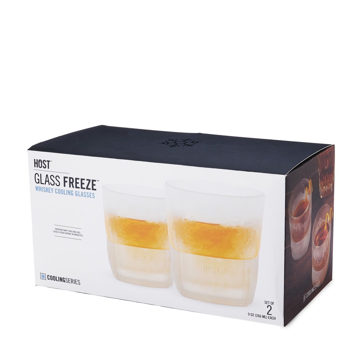 Host Glass Freeze Whiskey Glass (Set of Two)