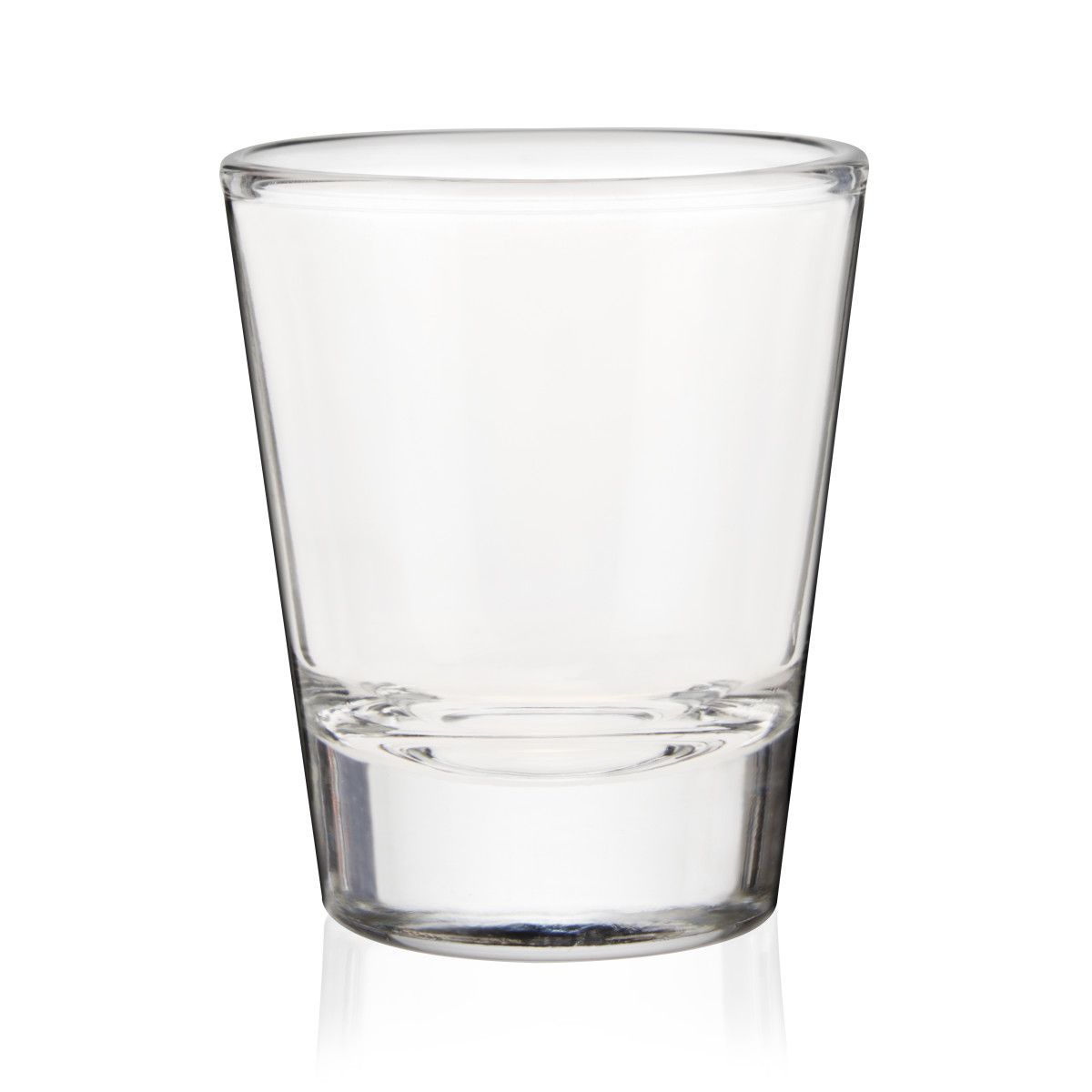 Double Take Shot Glass (Clear) - 4 Pack