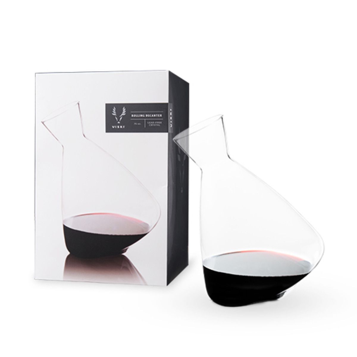 Viski Angled Crystal Bordeaux Glasses by Viski & Decanter