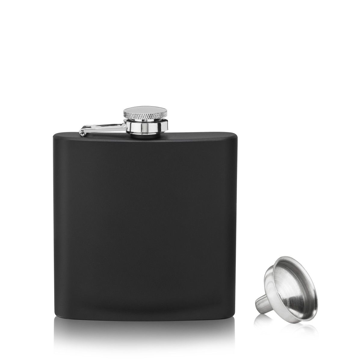 8 Oz Hip Flask Brushed Finish *Bulk Lot of 10 Pcs *Ship from USA*