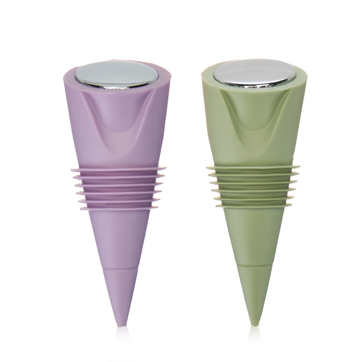 True Cone Silicone Bottle Stoppers