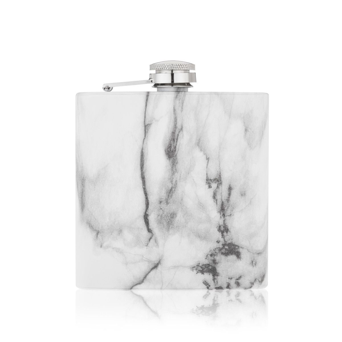 White Marble Insulated Wine Bag & Stopper