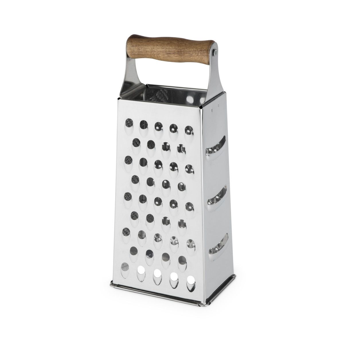 Stainless Steel Cheese Grater Wooden Shredder Cheese Grater Case