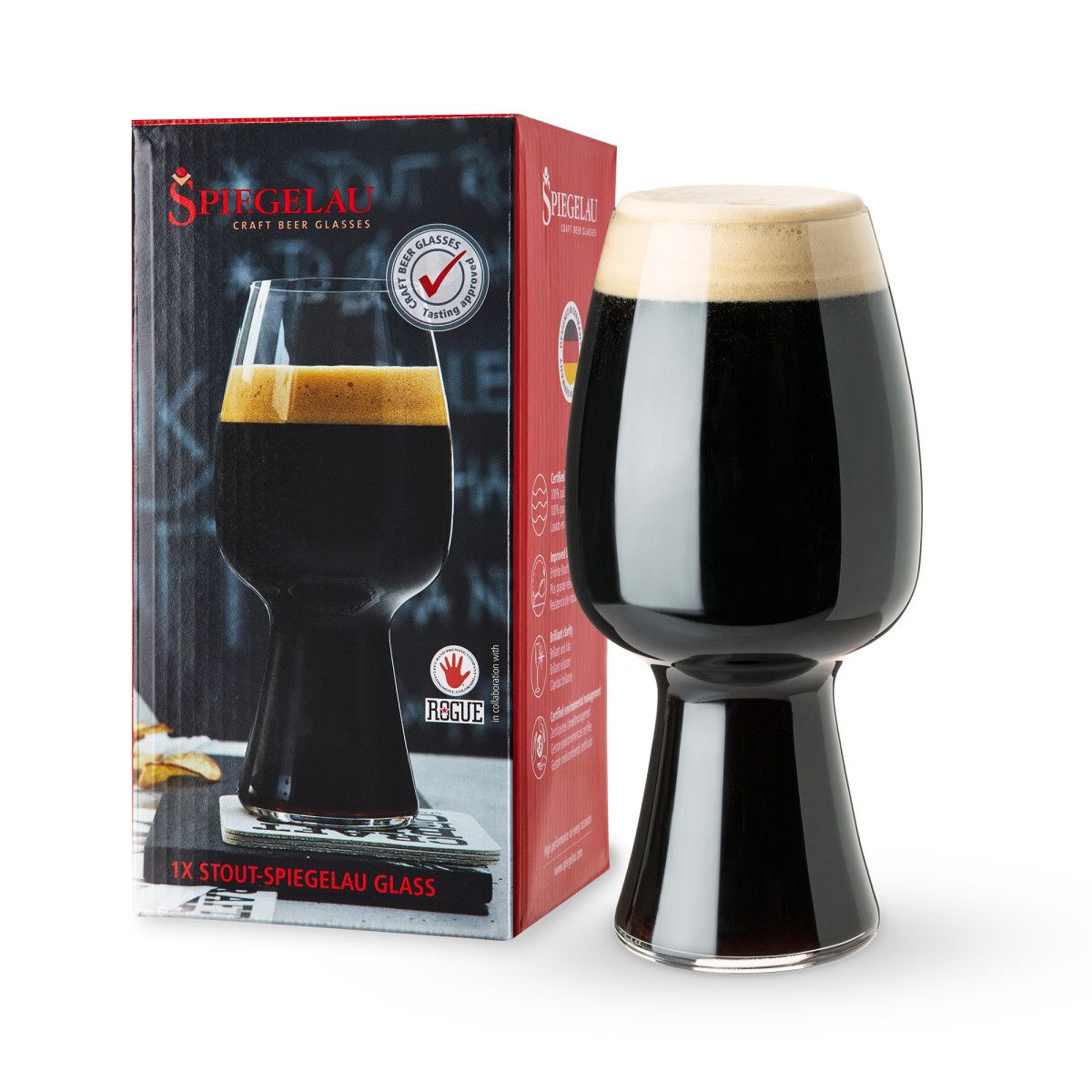 Spiegelau 15.5 oz. Beer Tulip Glasses European-Made Lead-Free