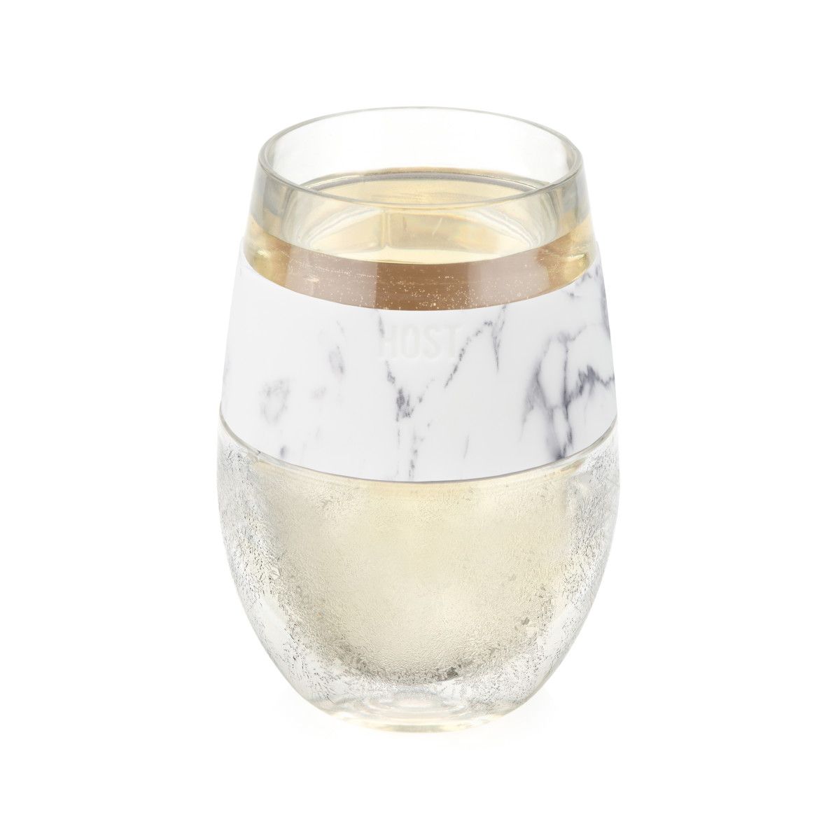 Beer Freeze Cooling Cups by Host , Set of 2 / Marble