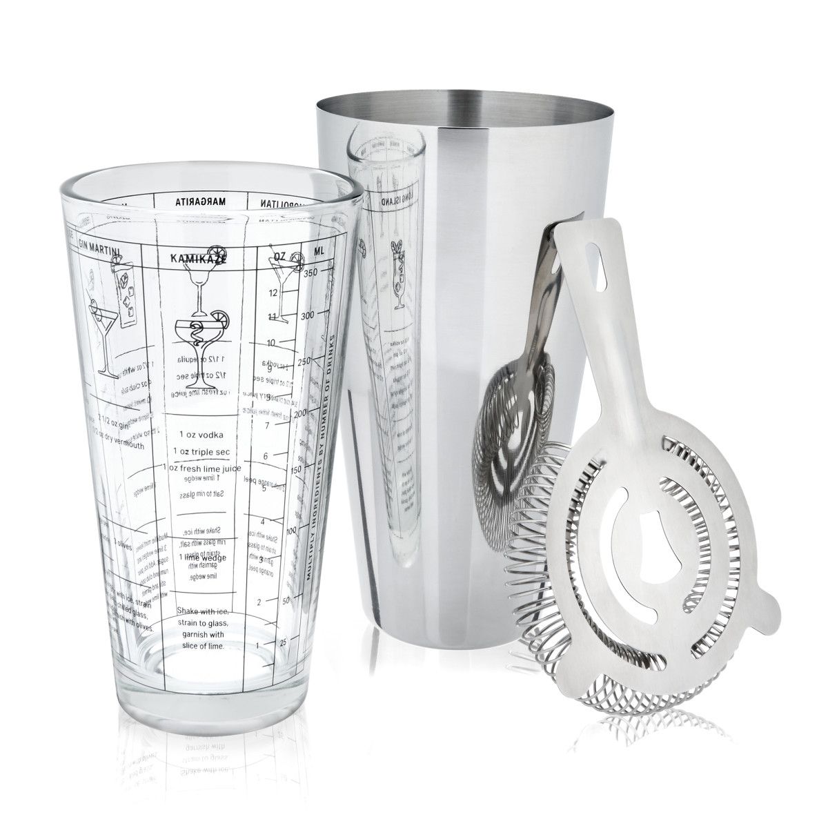Libbey 2-Piece Mixologist Essentials Measuring Glass Set