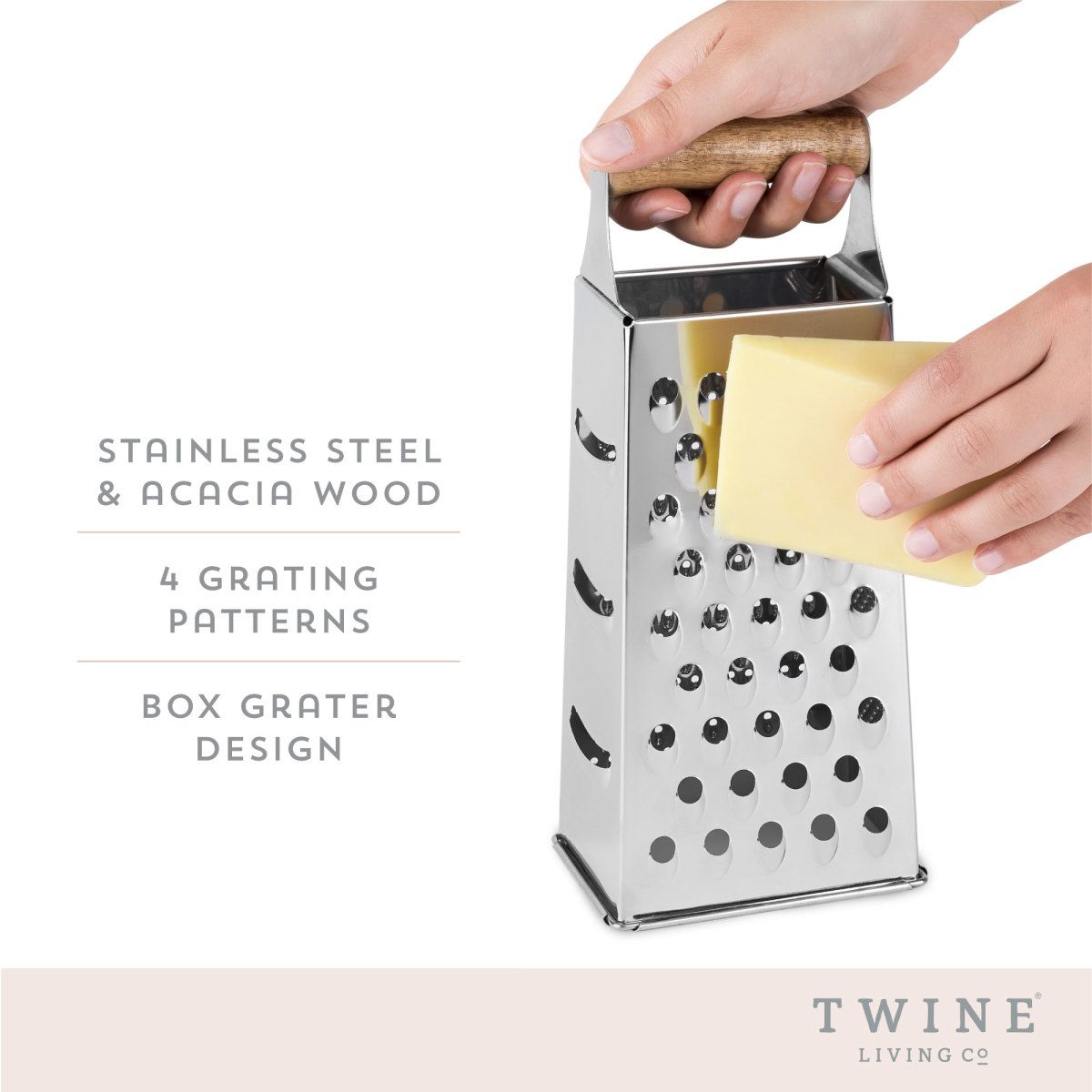 Cheese Grater w/ Wood Base