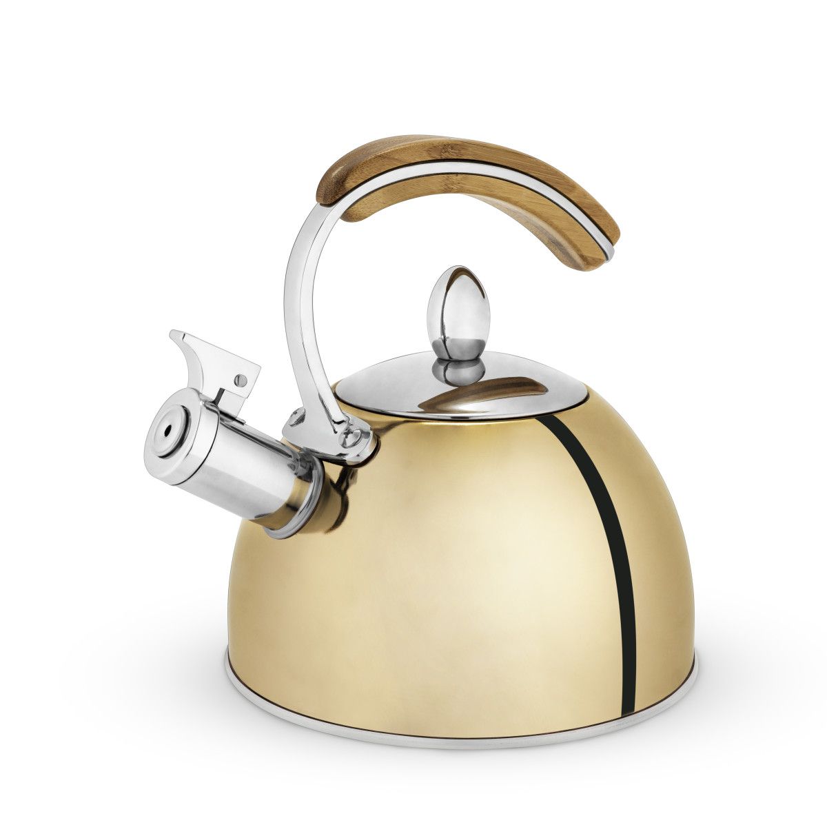 White and clearance gold kettle