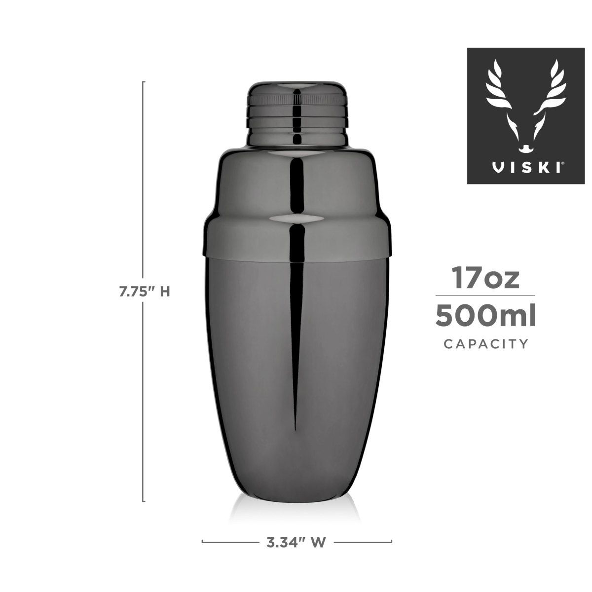 Viski - Gold Heavyweight Cocktail Shaker