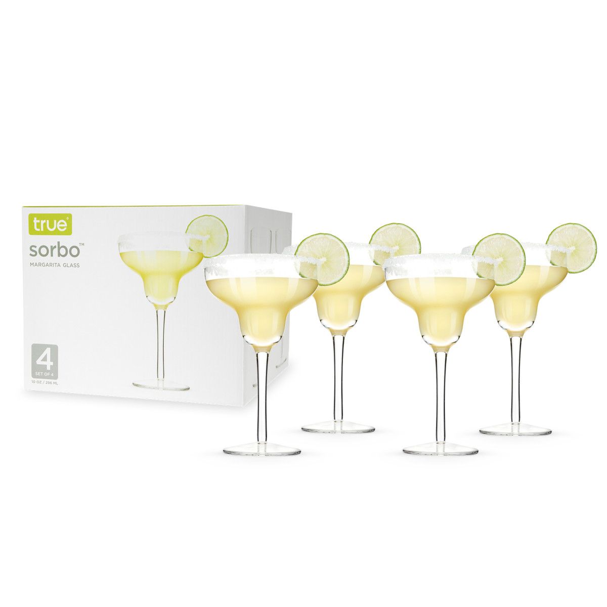 Double Wall Classic Margarita Glasses, Unique Shaped Insulated
