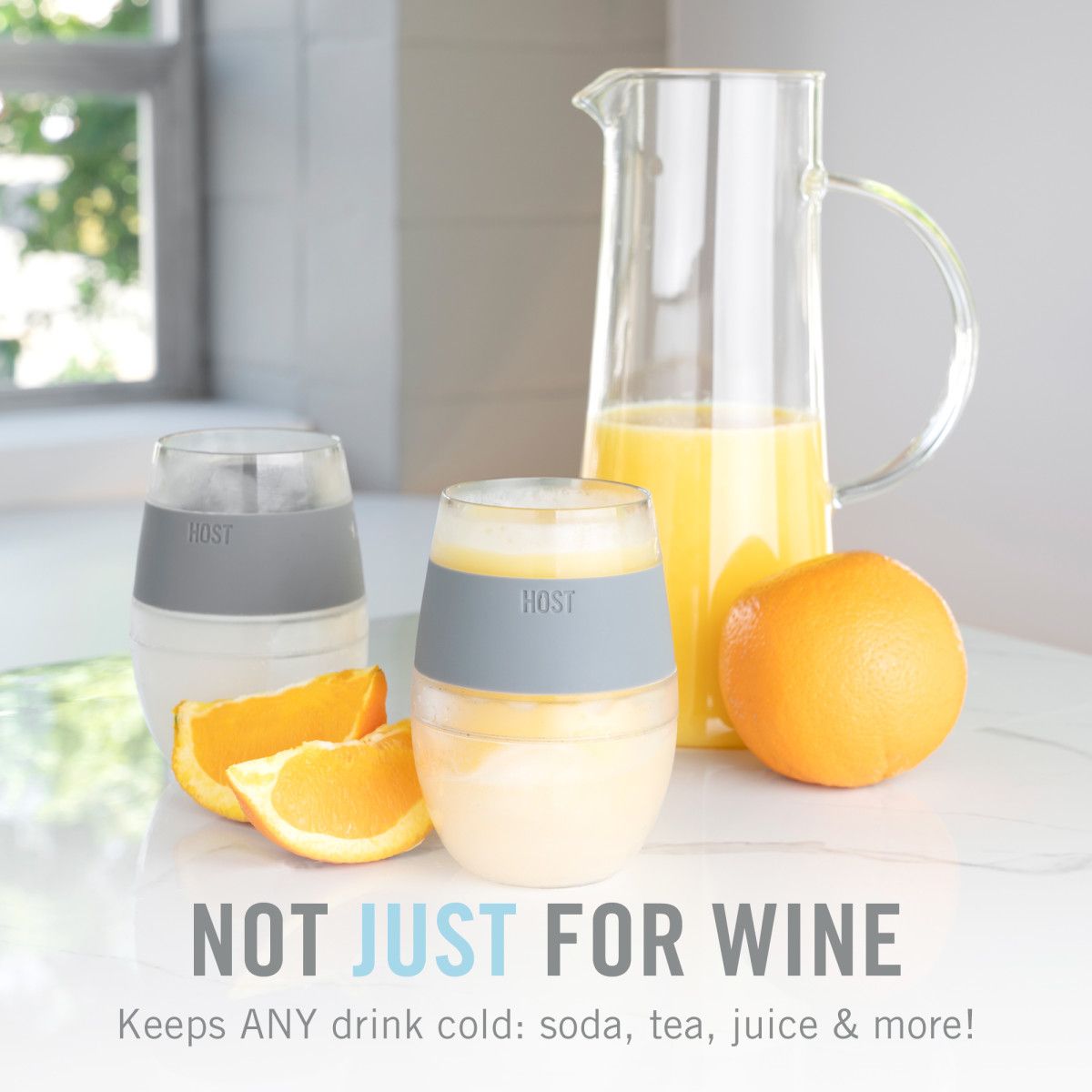 Wine FREEZE™ Translucent Cooling Cups (set of 4) by HOST® – Decor Addict,  LLC