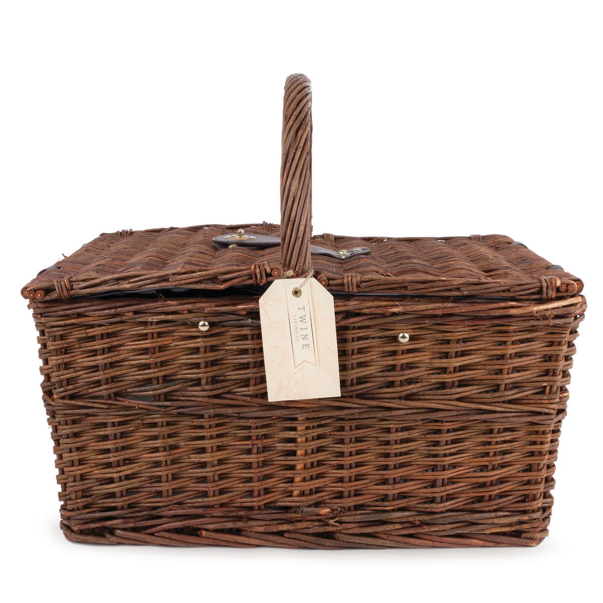 Wicker fishing basket - Plum & Co