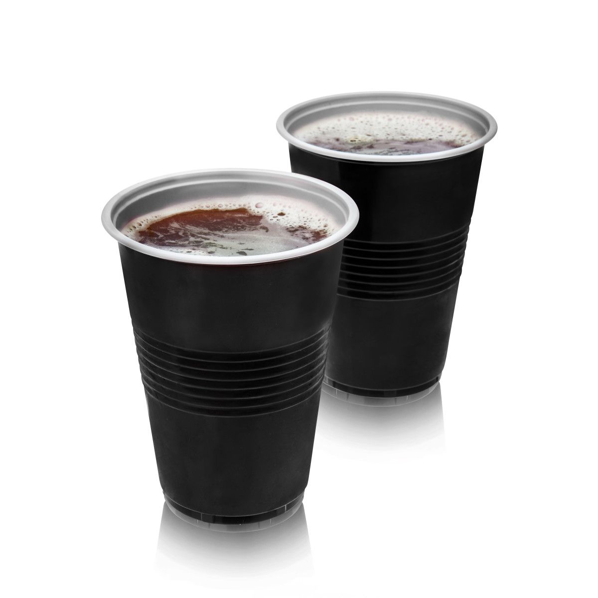 True Brands 16 oz Black Party Cups, 50 pack by True-case pack =6