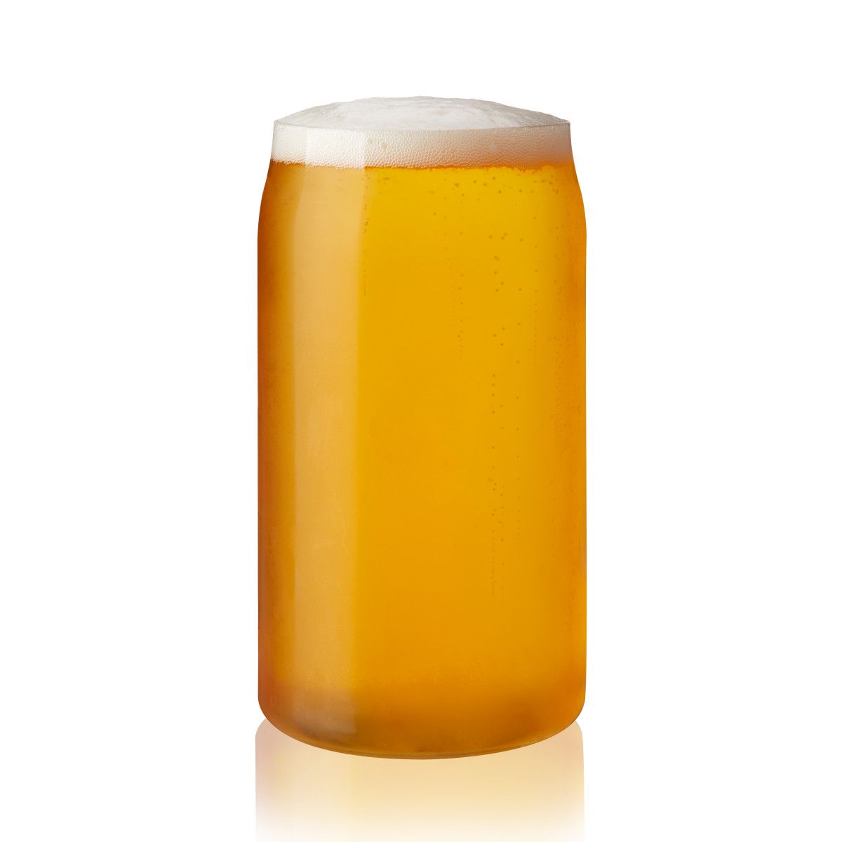 16 Ounce Libbey Beer Can Shaped Glass Jar - case of 24