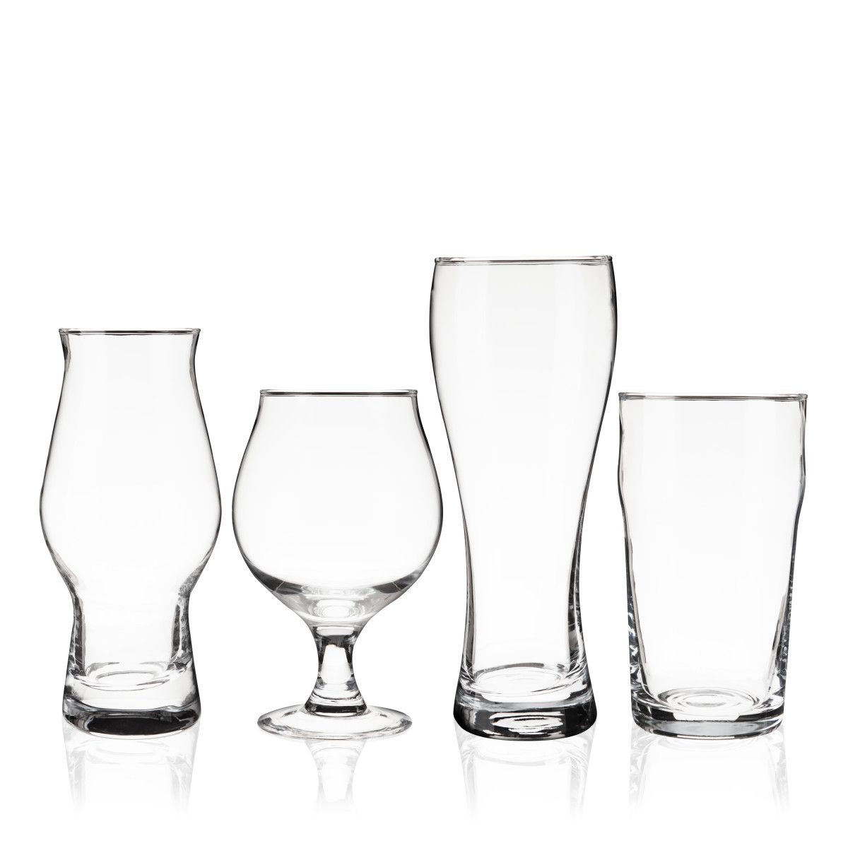 Wheat Beer Glasses, Set of 4 by True