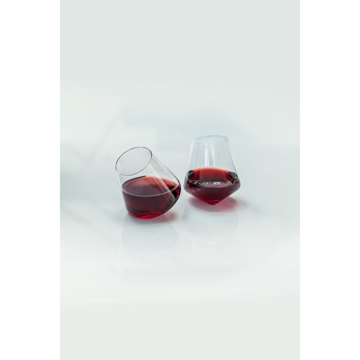 Rolling Crystal Glasses by Viski (Set of 2) – Perrine's Wine shop