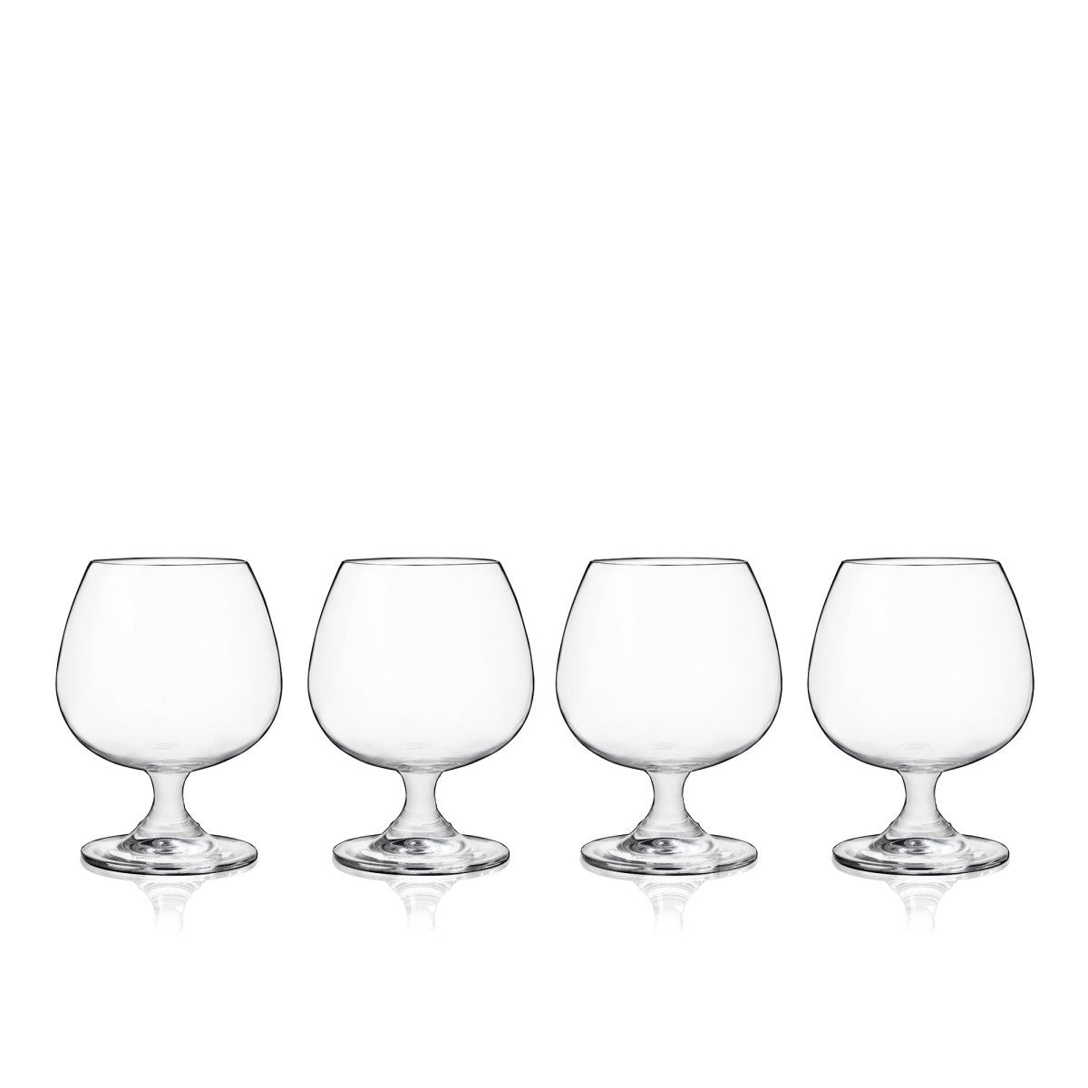 Traditional Crystal Cognac/Brandy Snifter, set of 4, Ravenscroft